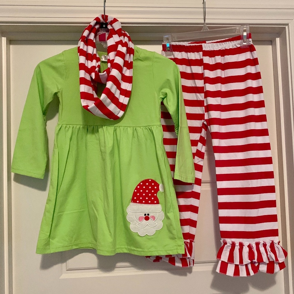 Girls Size XXXL (8) Christmas Outfit